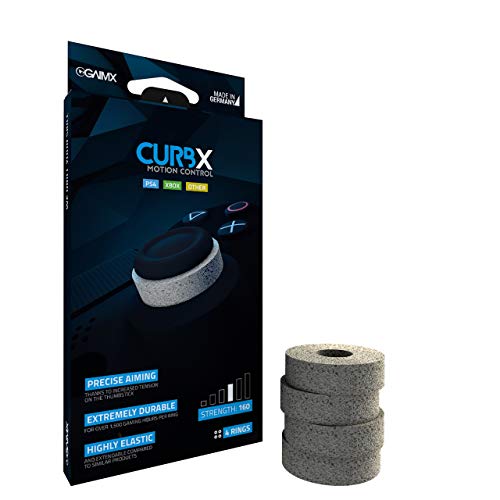 GAIMX CURBX 160 Motion Control – Diana y amortiguador para thumbstick – Mejora de puntería para Playstation 4 (PS4), XBOX One y XBOX 360 (grosor 160)