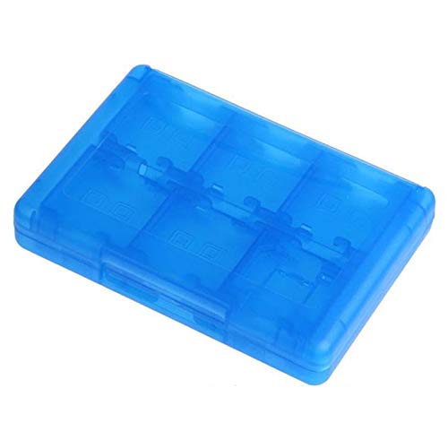 Gaoominy Azul 28 En 1 Tarjeta de Memoria del Juego Sostenedor Estuche Micro- para Nintend Nds Ndsi Ll 2Ds 3Ds XL Nuevo 3Ds Ll XL Cartucho Caja de Almacenamiento