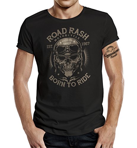 Gasoline Bandit Original Biker Racer Camiseta: Road Rash-XL
