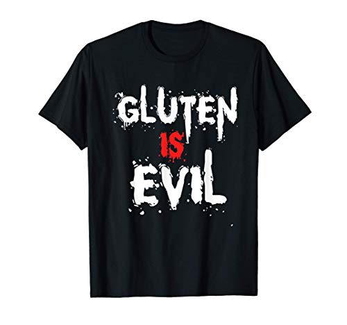 Gluten Is Evil | Funny Gluten Free Food Allergies Gift Camiseta