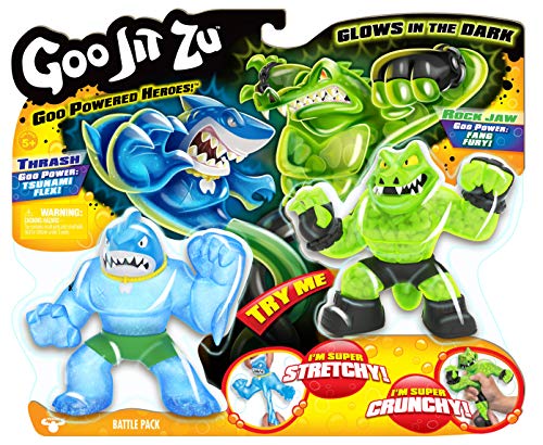 Grandi Giochi Goo Jit Zu GJT02000 Battle Pack 2 Heroes, surtidos, multicolor, 13 cm