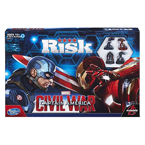 Hasbro Risk Captain America: Civil War Edition – Juego de mesa (idioma inglés)