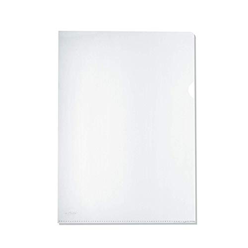 Herlitz 10843746 - Lote de fundas portadocumentos (100 unidades, polipropileno, A4), transparente