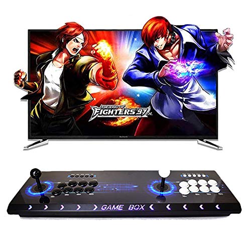 HLLGAME Pandora's Box 3D Full HD Real Arcade Video Game Console 2448 Juegos Retro Consola Arcade Video Gamepad Botones Personalizados Lista Inteligente, Modelo QY-05