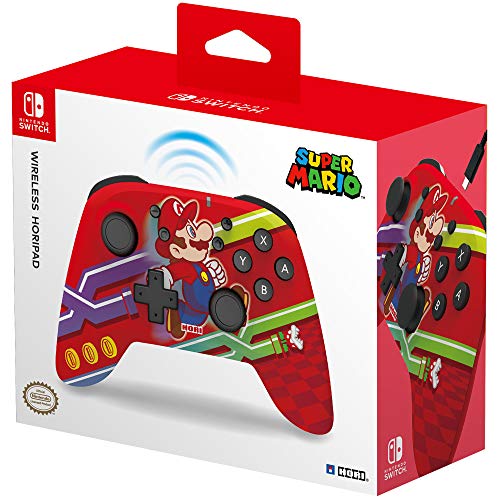 HORI - Mando Horipad inalámbrico Super Mario (Nintendo Switch)