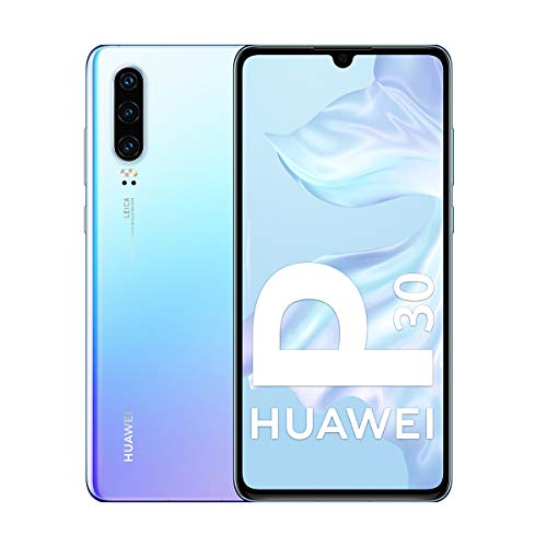 Huawei P30 - Smartphone de 6.1" (Kirin 980 Octa-Core de 2.6GHz, RAM de 6 GB, Memoria interna de 128 GB, cámara de 40 MP, Android) Color Nácar [Versión española]