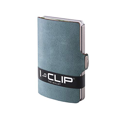 I-CLIP ® Cartera Soft-Touch Opal, Metallic-Grey (Disponible En 8 Variantes)