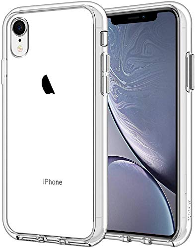 JETech Funda Compatible iPhone XR 6,1", Carcasa Absorción de Impacto, Transparente