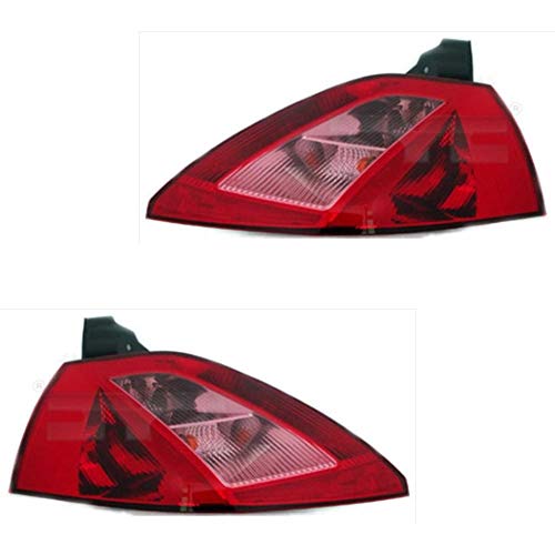 Juego de faros traseros para el modelo Megane II (BM/CM/LM/KM), año de construcción: 11/2002-01/2006, plástico sin soporte