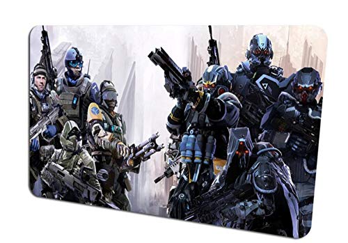 Killzone Alfombrilla De Ratón para Jugadores Alfombrilla De Ratón Personalizada para Juegos Alfombrilla De Ratón Locrkand Pad Mouse Pc Escritorio Padmouse E (40Cmx90Cm)