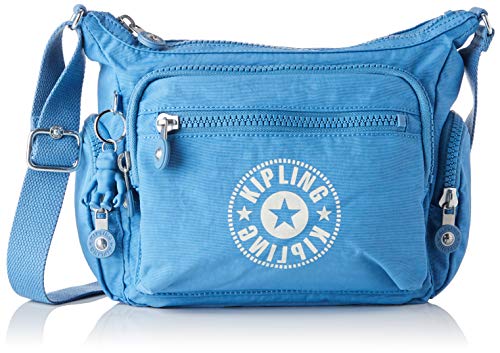 Kipling Gabbie S, Bolsos Bandolera para Mujer, Azul (Dynamic Blue), 29x22x16.5 cm