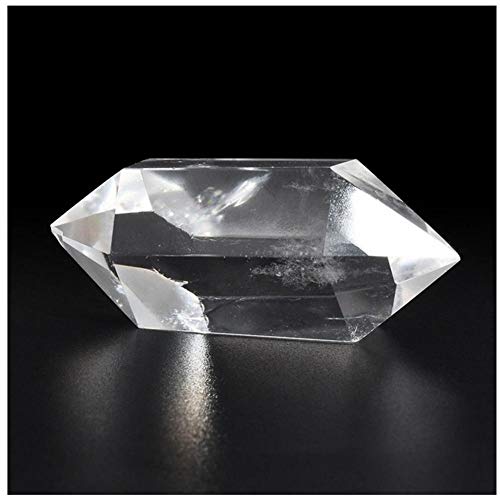 knowledgi Cristal De Fluorita 100 Natural Varitas De Cristal Curativo Natural Cristal De Cuarzo Punto Curación Varita para Manualidades Hexagonal Varita Tratamiento Piedra