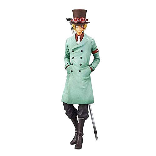 kyman Personajes de Anime One Piece: Great Fairway 2 Sabo Verde Ropa Versión - Figura de PVC de 7 Pulgadas HJ193