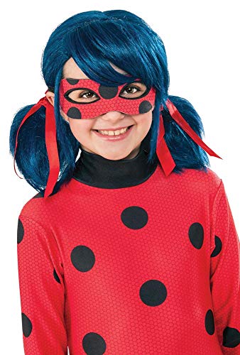 Ladybug - Peluca complemento de disfraz infantil, talla única (Rubie's Spain 32929)