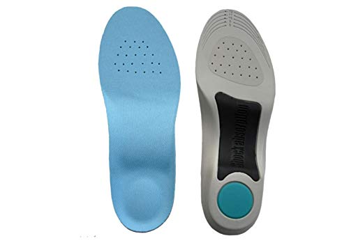 Largo Completo Medicinal Plantillas Ortopédicas: Arch Support pronación Plano/Caído Pies - Unisex Adulto', Azul, M (GB 5.5-9.5)