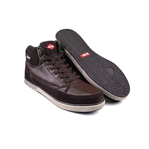 Lee Cooper Workwear Lcshoe086 - Calzado de protección de otra piel para hombre, color marrón, talla 43