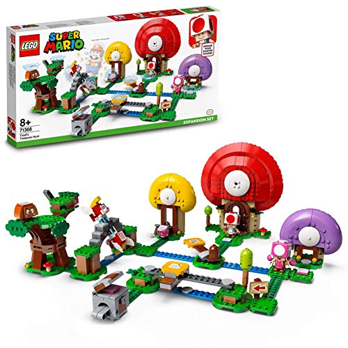 LEGO 71368 Super Mario Set de Expansión: Caza del tesoro de Toad, Juguete de Construcción