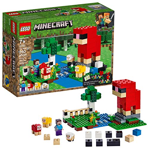 LEGO Minecraft The Wool Farm 21153 Building Kit, New 2019 (260 Pieces)