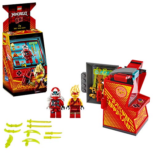 LEGO Ninjago - Cabina de Juego: Avatar de Kai, Set de Construcción de Máquina Arcade Coleccionable con Minifigura de Kai, Juguete de Prime Empire, a Partir de 7 Años (71714) , color/modelo surtido