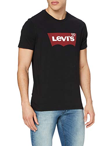 Levi's Graphic Set-In Neck, Camiseta para Hombre, Negro (Graphic Black), Small