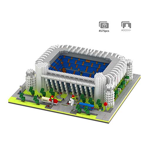 LinGO Bloques De Construcción Estadio De Fútbol De Fama Mundial Building Blocks Clásico Rompecabezas 3D Regalo De Juguetes Educativos De Bricolaje para Adultos Y Niños,Real Madrid Football Stadium