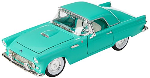 LUCKY Diecast Suerte 1955 Ford Thunderbird para coleccionistas de Coches Diecast Modelo (Verde Menta)