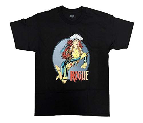 Marvel Rogue So Fly X-Men Comics Men's T-Shirt (Large) Black