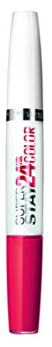 Maybelline New York - Superstay 24H, Pintalabios Mate de Larga Duración, Tono 515 Blazing Red