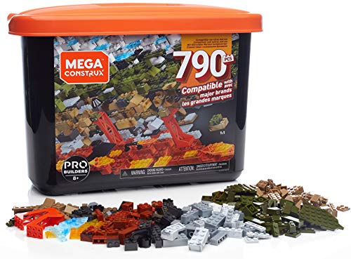 Mega Construx Caja PRO de 790 piezas y bloques de construcción para niños +8 años (Mattel GJD26) , color/modelo surtido