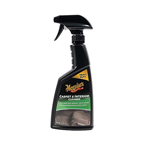 Meguiars Carpet & Interior - Producto de limpieza para tapicería y moqueta, 473 ml