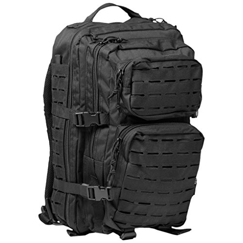 MIL-TEC Mochila US Assault Pack - SM Laser Cut - Negro