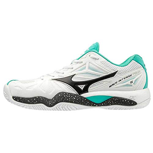 Mizuno 61Gc19003544 - Zapatilla Wave Intensetour 5Cc - Color: Wht/Blk/Atlantis Talla: 44 - Hombre