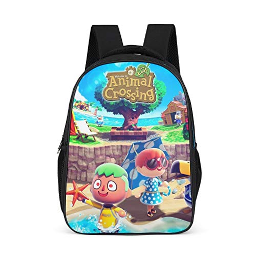 Mochila infantil de Animal Crossing New Leaf, duradera, para niños y adultos, regalo para niños y niñas