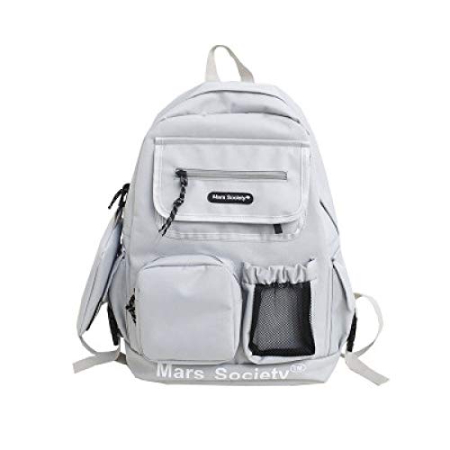 Mochila Marea Marca Hembra Ins Wild Port Wind Retro Gran Capacidad Trabajo Multidisciplinario Wind Male High School College Student Bag 3 30 * 13 * 43Cm