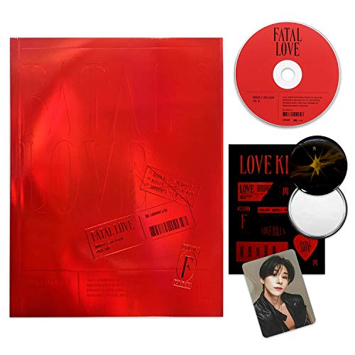 MONSTA X 3rd Album - FATAL LOVE [ Ver. 1 ] CD + Photo Book + Sticker + Photo Card + OFFICIAL POSTER + FREE GIFT / K-pop Sealed