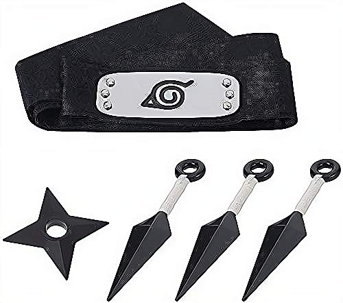 MoonShip Naruto Yemuruto con accesorios ninja Kunai juguetes de plástico Ninja Kakashi Cosplay accesorios