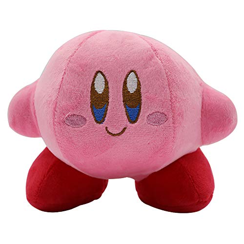 Muñeca Kirby, Encantadora Estrella Rosa Kirby Juguetes de Peluche Suave y Lindo Juguete de Dibujos Animados de Peluche Encantador cumpleaños