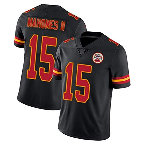 NCNC # 15 Kansas City Chiefs Mahomes Jersey de rugby para hombre, edición de fans bordado americano fútbol camiseta ropa deportiva (s-XXXL)