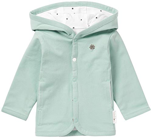 Noppies U Cardigan jrsy Rev Nusco Suéter, Gris Menta, 50 cm Unisex bebé