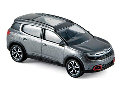 Norev- Citroën C5 Aircross 2018-Grey/Orange - Vehículo en Miniatura, Talla 3", Color Naranja