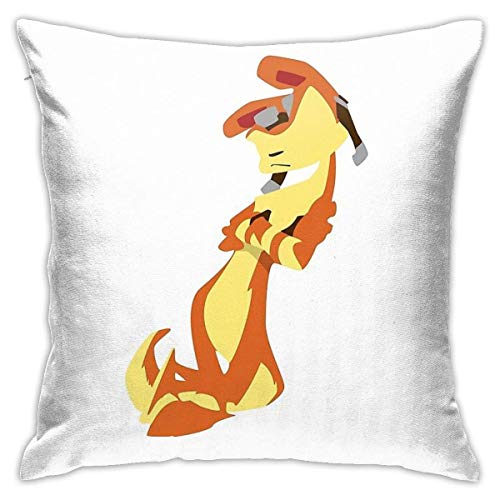 Not Applicable Jak And Daxter-Daxter (No hay variante de ojos) Fundas de cojín decorativas para sofá dormitorio, funda de almohada de 45,7 x 45,7 cm