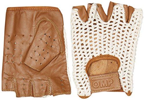 OMP OMPIB/747/M/M Guantes, Crema/Marrón, Talla M