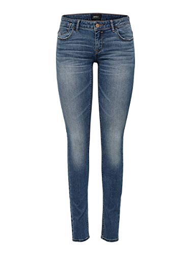 Only Onlcoral Superlow SK JNS BB Crya041 Noos Vaqueros Skinny, Azul (Dark Blue Denim Dark Blue Denim), 34/L30 (Talla del Fabricante: 26) para Mujer