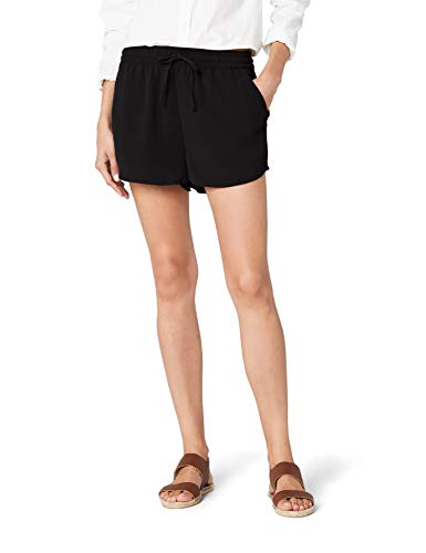 Only Onlturner Shorts Wvn Noos Pantalones Cortos, Negro (Black Black), 40 (Talla del Fabricante: 38) para Mujer