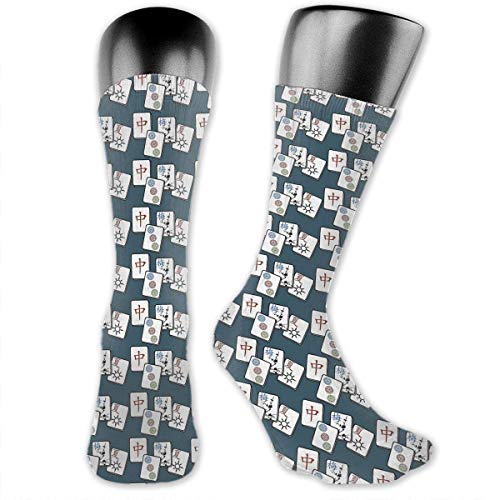 ouyjian Personality Mahjong Crew Calcetines Novelty Sports Calcetines