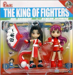 P: Chara THE KING OF FIGHTERS Mai Shiranui y Athena Asamiya (jap?n importaci?n)