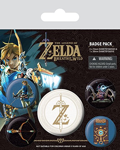 Pack The Legend Of Zelda Breath Of The Wild - Chapas Z Emblem