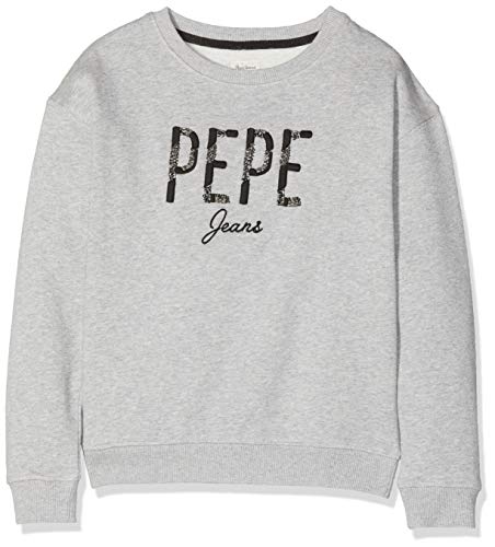 Pepe Jeans Nancy Sudadera, (Grey Marl 933), 3-4 años (Talla del Fabricante: 3/4 años) para Niñas