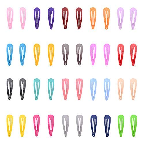 Pinza de Pelo para Niñas,50 Pack Colores Pelo Horquillas de Metal Orquillas Pelo Mini Clip para Pequeños Niños Bebés Mujeres 3CM