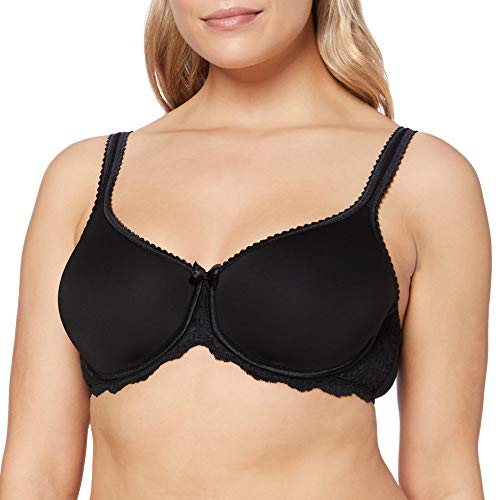 Playtex Flower Elegance Spacer Sujetador con aros, Negro (Negro/Preto), 105 B para Mujer